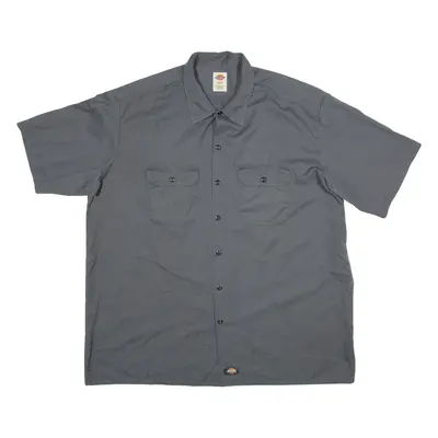 DICKIES Mens Worker Shirt Grey 2XL
