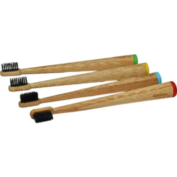 Apeiron Bamboo Toothbrush Naturale