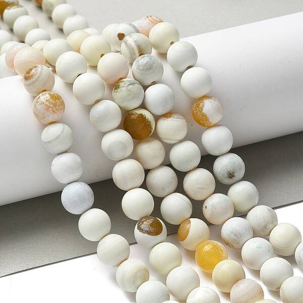 Natural Fire Crackle Agate Beads Strands
