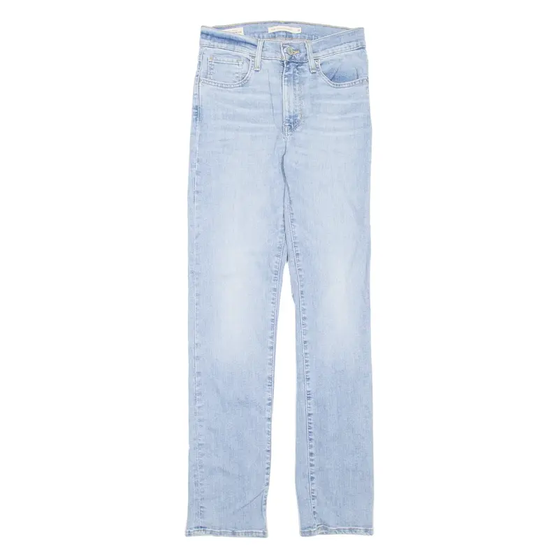 LEVI'S 724 High Rise Womens Jeans Blue Regular Straight W28 L31