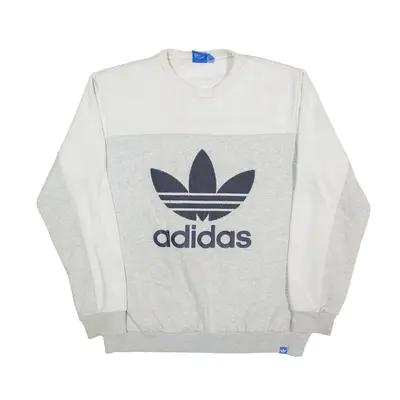 ADIDAS Sweatshirt Grey Mens M