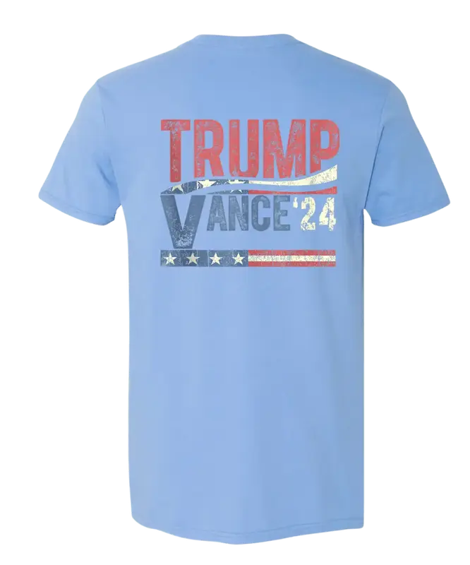 Trump Vance Vintage 2024 T-Shirt - DryBlend Moisture Wicking High Quality TShirt Funny Shirt Unisex shirt GenX Shirt Classic ...