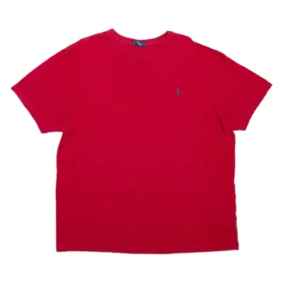 POLO RALPH LAUREN Mens T-Shirt Red XL