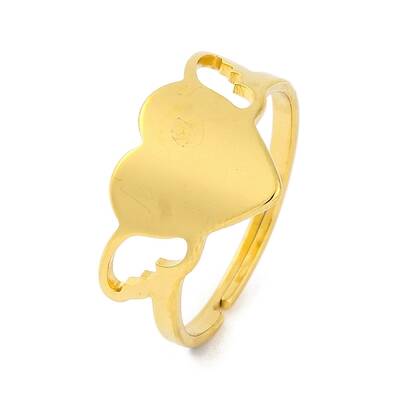 201 Stainless Steel Adjustable Ring for Women