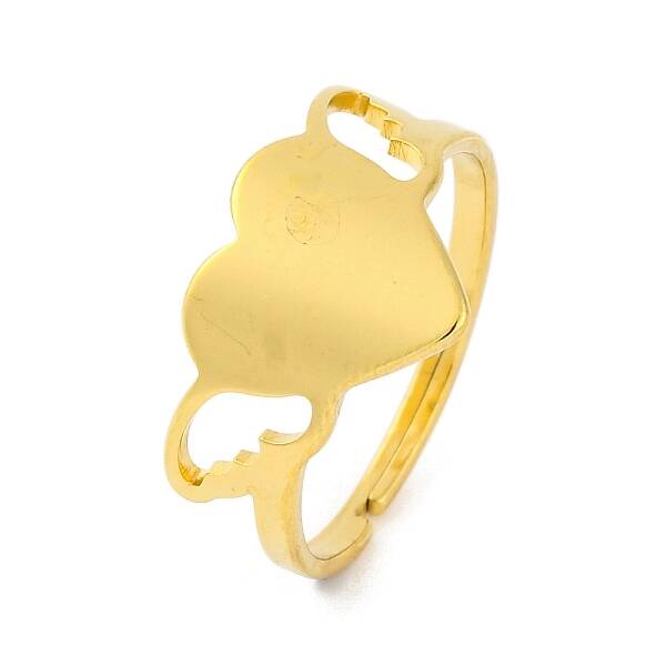 201 Stainless Steel Adjustable Ring for Women