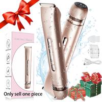 Electric Hair Removal Tool, 1 Box Rechargeable 2 in 1 Body & Facial Hair Removal Dual Head, Waterproof Hair Removal Machine f...