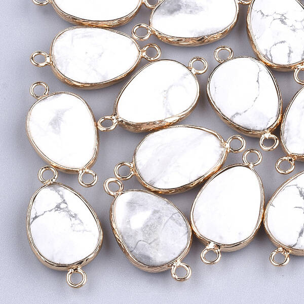 Natural Howlite Links connectors