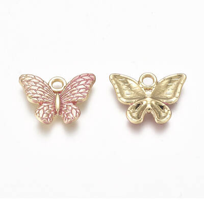 Golden Plated Alloy Enamel Pendants