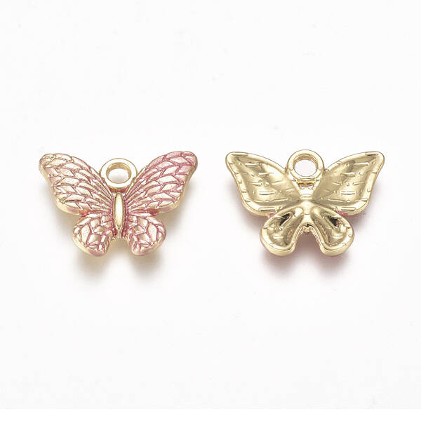 Golden Plated Alloy Enamel Pendants