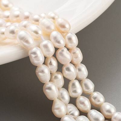 Natural Cultured Freshwater Pearl Beads Strands