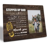 Step Dad Picture Plaque, Thank You for Being the Father You Didn't Have to Be,  Plaque Sign for Stepped Up Dad, Father's Day