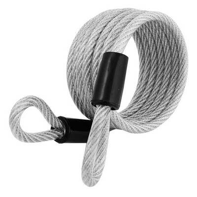 Master Lock Looped End Cable 6 Foot (1.8M) Long X 1/4 (6Mm) Diameter