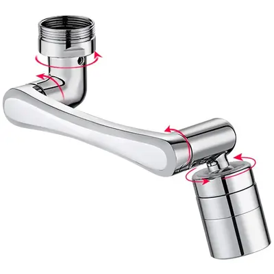 Rotating Tap Attachment, 1 Count Tap Aerator, 1440° Rotatable Tap Extender, Tap Extension Attachment for Kitchen & Bathroom ...
