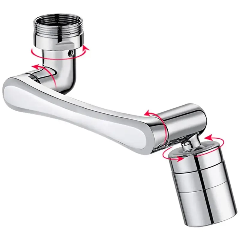 Rotating Tap Attachment, 1 Count Tap Aerator, 1440° Rotatable Tap Extender, Tap Extension Attachment for Kitchen & Bathroom ...
