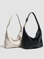 Women's Solid Color Shoulder Bag, Fashionable Large Capacity Stylish Crossbodybag for Daily Used, Crossbody Bag Women, Casual...