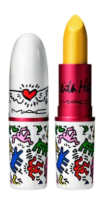 MAC Viva Glam X Keith Haring Long Lasting Cream Lipstick Yellow 3g