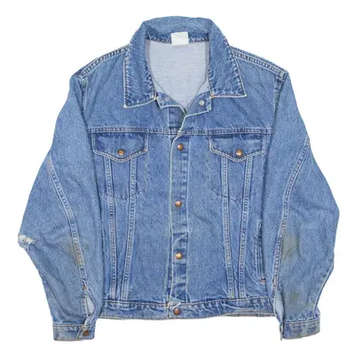 Denim Jacket Blue 90s Mens L