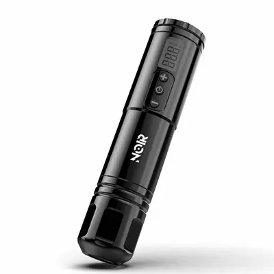 Noir Wireless Rotary Tattoo Pen Machine RCA Cord with Replaceable Batteries