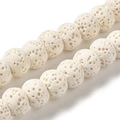 Natural Lava Rock Dyed Beads Strands