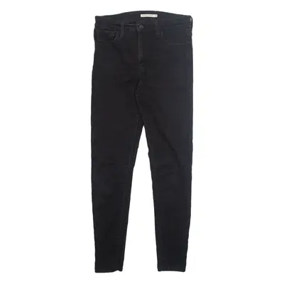 LEVI'S 720 Womens Jeans Black Slim Skinny W29 L30