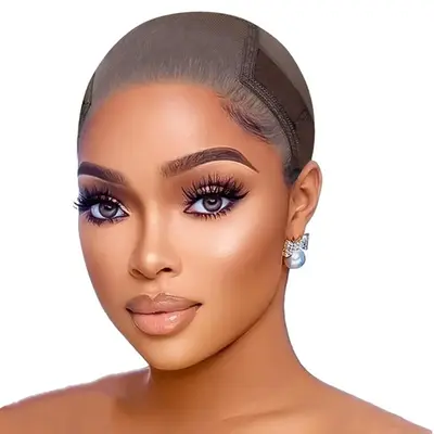 Lace Grip Wig Cap for Women, Transparent Lace Wig Caps, Non Slip Wig Gripper for Keeping Wigs in Place, Adjustable Wig Cap wi...