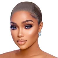 Lace Grip Wig Cap for Women, Transparent Lace Wig Caps, Non Slip Wig Gripper for Keeping Wigs in Place, Adjustable Wig Cap wi...