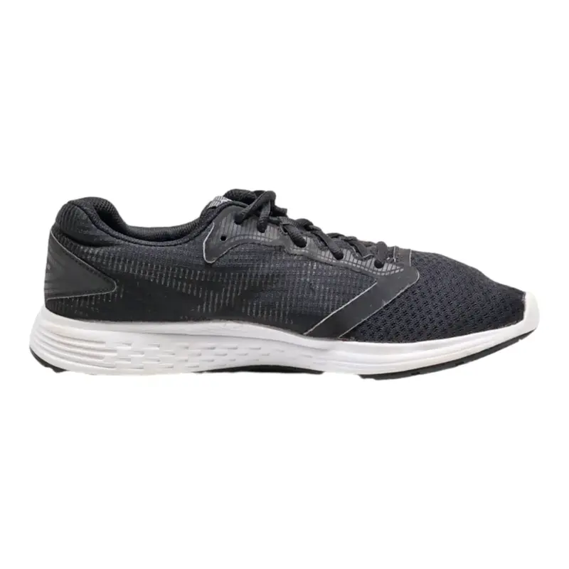 ASICS Sneaker Trainers Black Canvas Mens UK 8