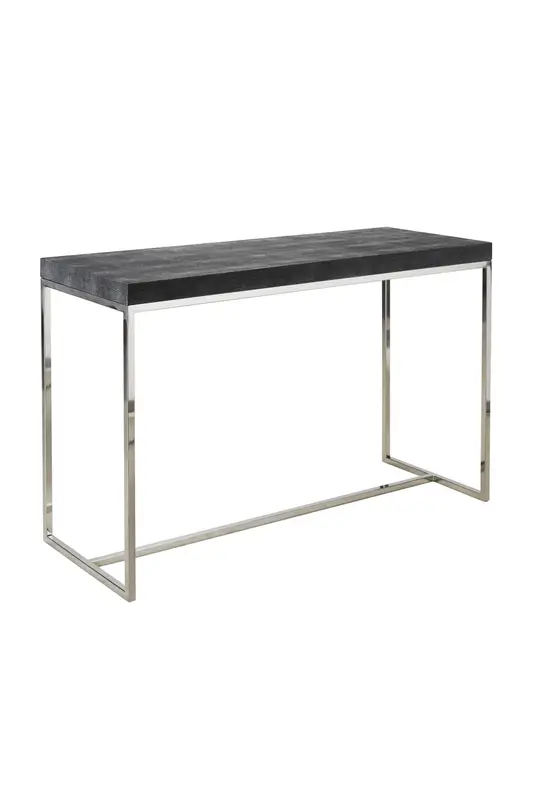 Gray Shagreen Metallic Legs Console Table | Andrew Martin Fay