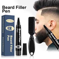 Beard Filler Pen – Waterproof, Sweatproof & Long-Lasting – Natural Finish for Beard & Scalp – Covers Patches Instantly!