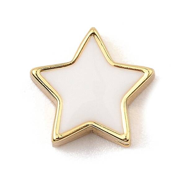 Rack Plating Brass Enamel Beads