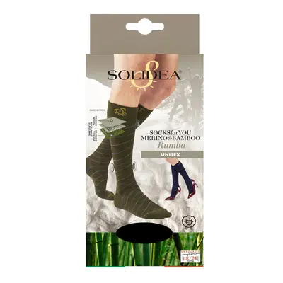 Solidea Socks For You Merino Bamboo Rumba Knee Highs 18 24mmHg Black 3L