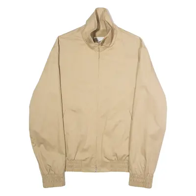 SANDRO Mens Lined Jacket Beige Twill L