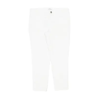 CALVIN KLEIN 3/4 Trousers Cream Slim Skinny Womens W30 L24