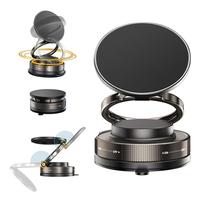 360° Adjustable Vacuum Magnetic Phone Holder, Suction Cup Phone Mount for Magsafe, Portable Cell Phone Holder for Car,Makeup...