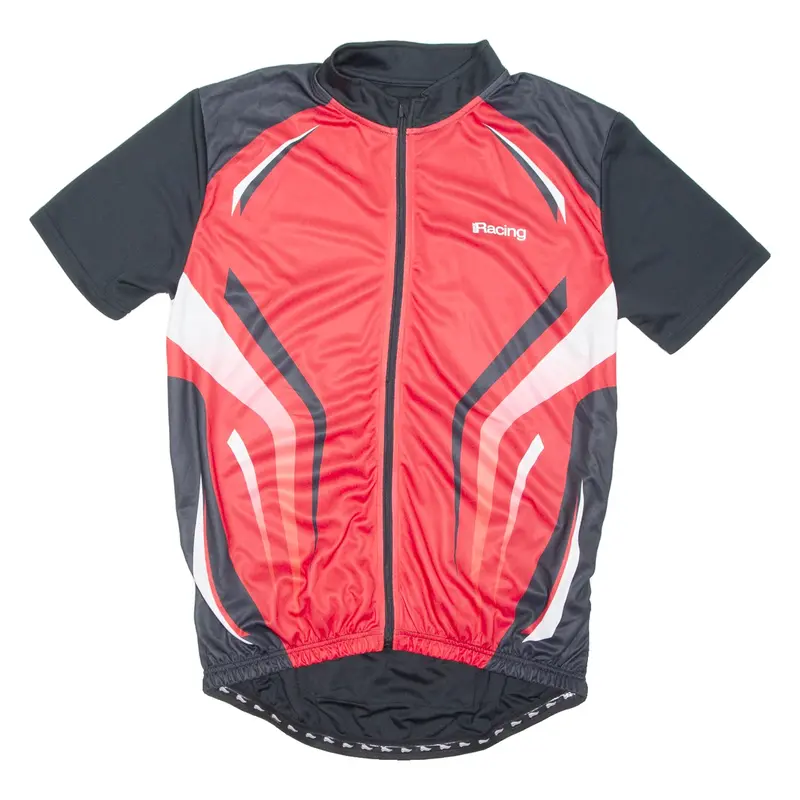 CRIVIT Cycling Mens Jersey Red Full Zip L