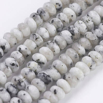 Natural Snowflake Obsidian Beads Strands