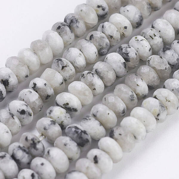Natural Snowflake Obsidian Beads Strands