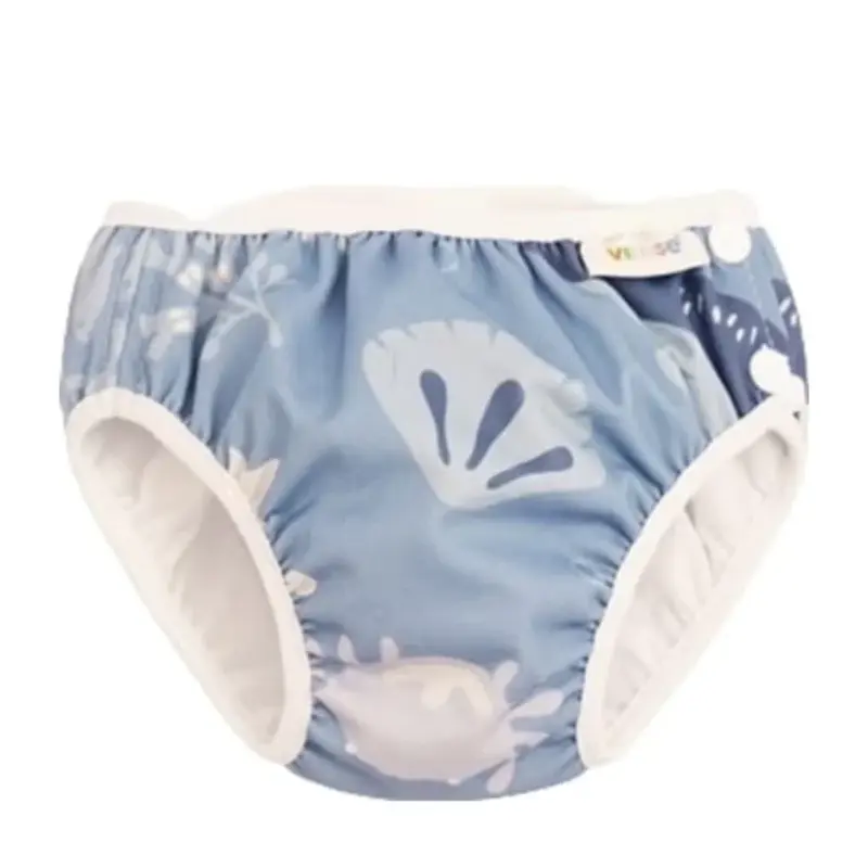 Vimse Super Large Swim Diaper-Pants, Blue Whale