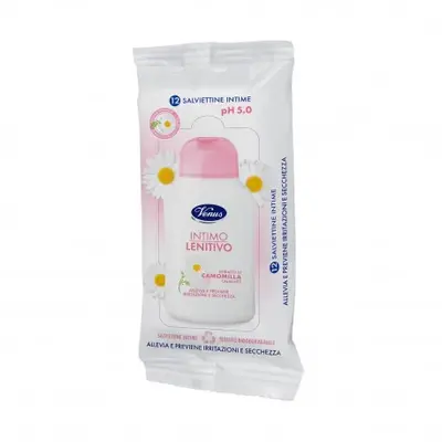 Venus Soothing Intimate Wipes 12pcs