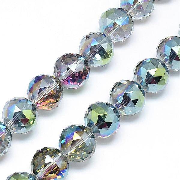 Electroplate Glass Bead Strands