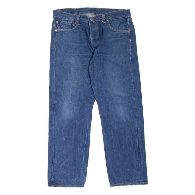 LEVI'S 501 Jeans Mens Blue Regular Straight W33 L27