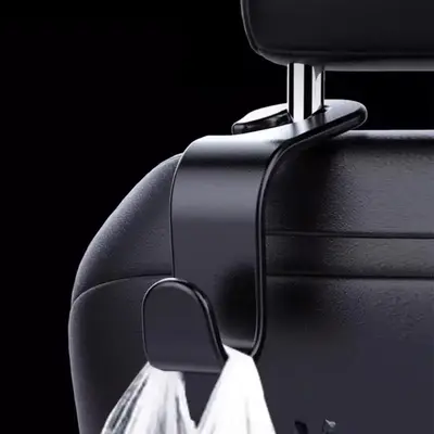 Mini Portable Car Seat Back Hook, 1 Set Car Seat Back Hanging Bag Holder, Multifunctional Car Storage Hook, Car Interior Acce...