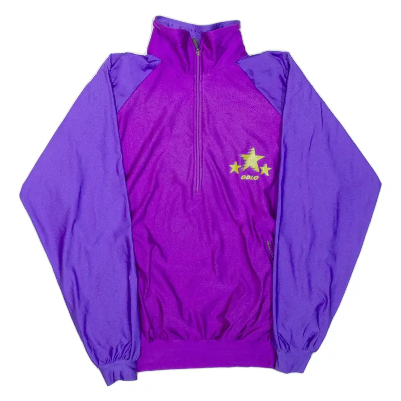 ODLO Mens Pullover Jacket Purple Colourblock XL