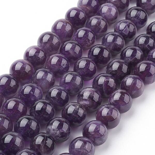Natural Amethyst Beads Strands