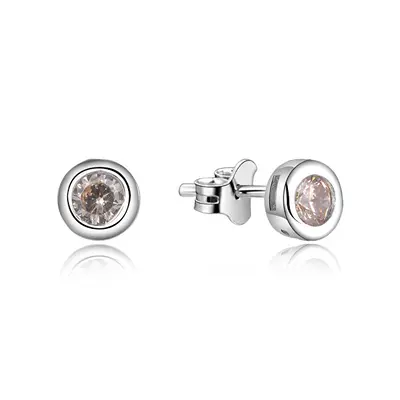 Beneto Silver earrings with stones AGUP1564