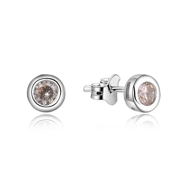 Beneto Silver earrings with stones AGUP1564