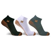 Extreme Fit Copper-Infused Ankle Socks (3-Pairs) – Breathable, Odor-Control & Everyday Comfort