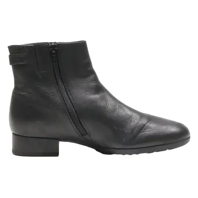 GABOR Ankle Boots Black Leather Womens UK 5