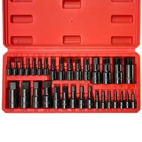 EACELIY 32pcs Master Hex Bit Socket Set, Allen Socket Set, 1/4'', 3/8'&1/2'' Hex Drive Sockets, SAE &Metric,S2 Alloy Steel & ...