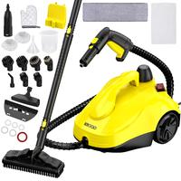 Steam Cleaner Heavy Duty Canister Steamer with 26 Accessories, Steam Mop with 5M Extra-Long Power Cord for Home Floor Cleanin...